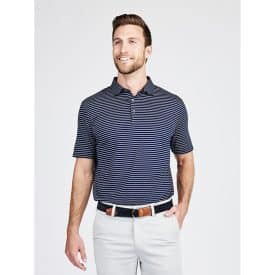 Cloud Polo Brookline Stripe-SKUTM546-Classic-Navy-White